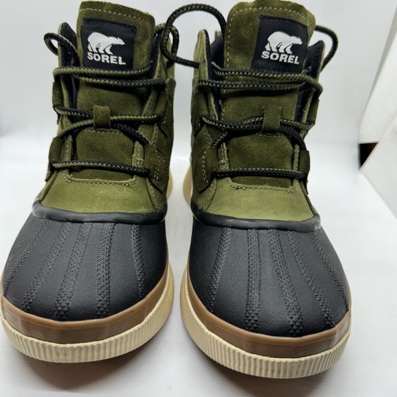 Sorel Women's Out N About IV Classic Waterproof Boots Utility Green, Black - Picture 5 of 14